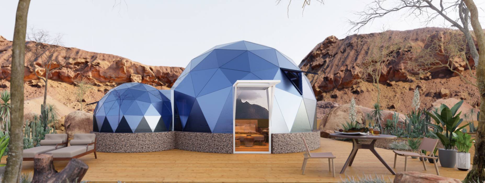 晋江市球形智能光伏玻璃星空房